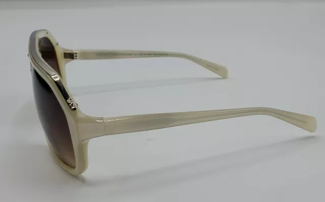 New Krisvanassche by Oliver Peoples sunglasses  IS Ivory Silver 62-13-127 w case 2