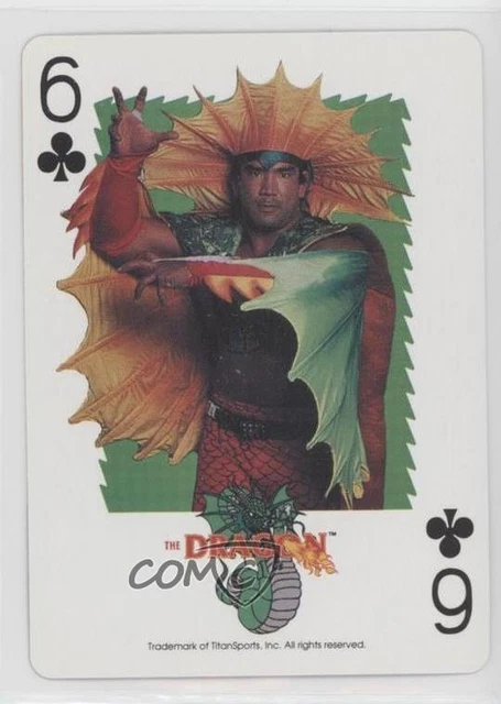 1991 US Playing Card WWF Ricky The Dragon Steamboat #6C