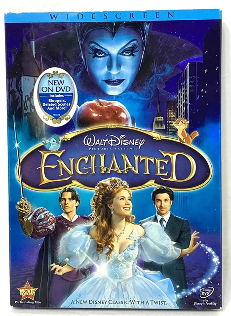 Enchanted (DVD, 2007) Disney Widescreen Susan Sarandon Amy Adams