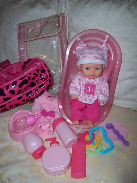 LOT BABY DOLL VINYL ERA TINKERS Bath outfits POTTY BOTTLE
