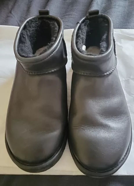 Black leather uggs online uk