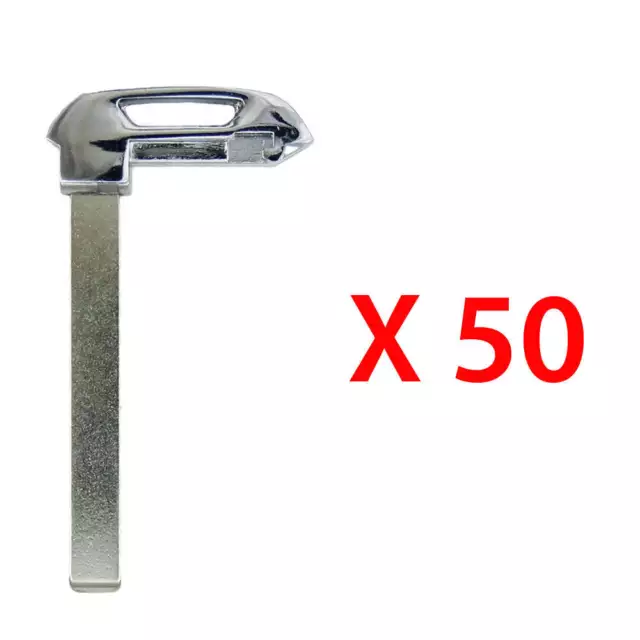 New Uncut  Smart Key Blade Blank Emergency Insert Replacement for GM (50 Pack)