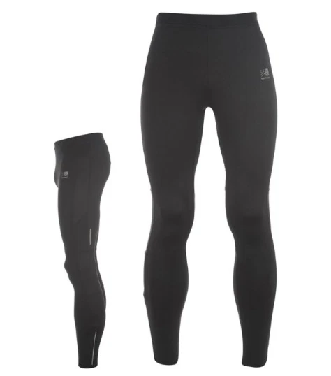 Karrimor Herren Lauf Jogging Hose Tight lang Schwarz alle Größen Neu mit Etikett