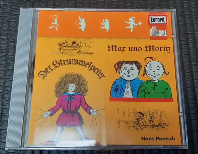 Lp Vinyl Max und Moritz  Der Struwwelpeter Hans Paetsch Hörspiel Europa