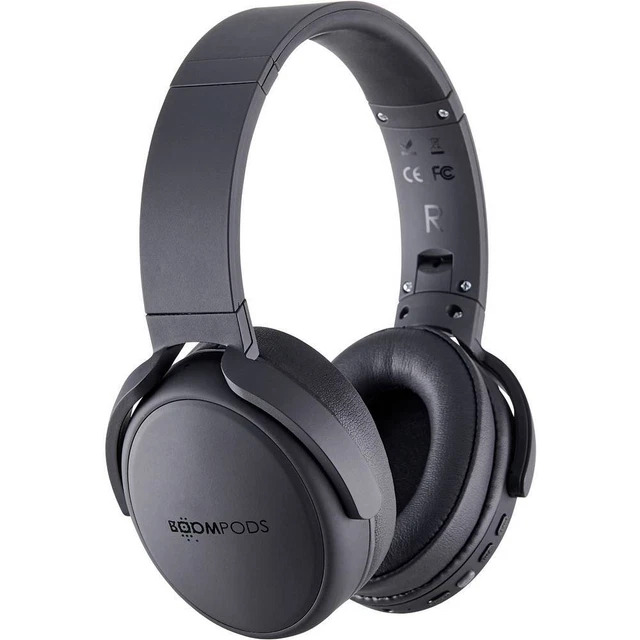 Boompods Headpods ANC Casque supra-auriculaire Bluetooth noir Noise Cancelling