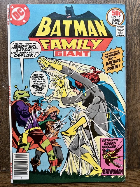 BATMAN FAMILY #10 CENTS COPY. 1ST APP NEW BATWOMAN 1977. FN minus