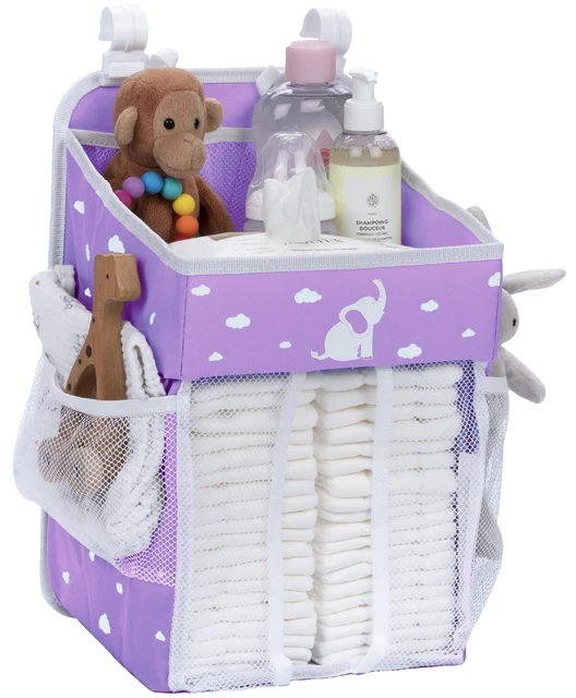 Cradle Star Hanging Diaper Caddy - Baby Shower Gifts Diaper Organizer for Cha...