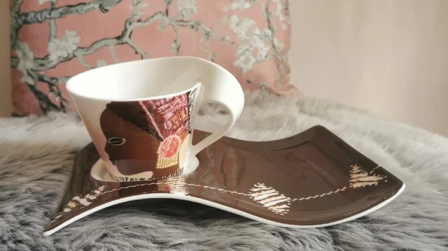VILLEROY & BOCH New Wave Nahema Tasse 8x10 cm+Partyplate -Top Limited