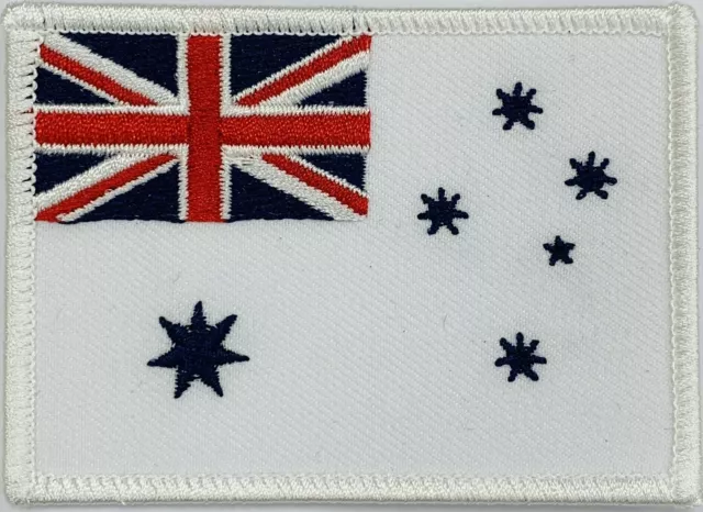 Royal Australian Navy RAN National Flag Ensign, hook & loop back NEW Free Post🙂