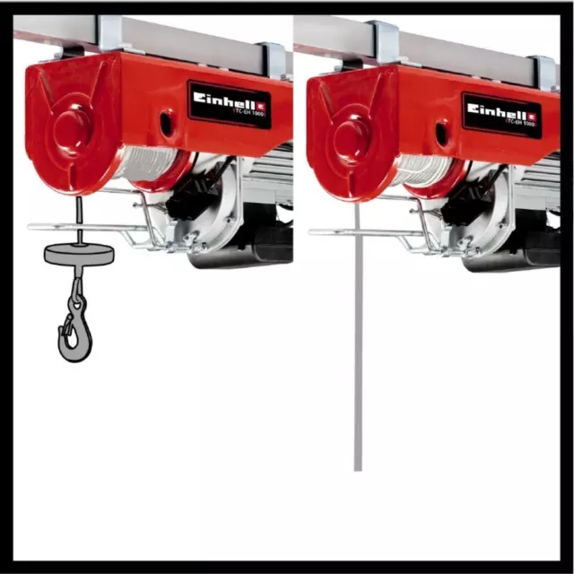 EINHELL 500 kg Elektro Seilhebezug TC-EH 1000 | 1.600 Watt 2