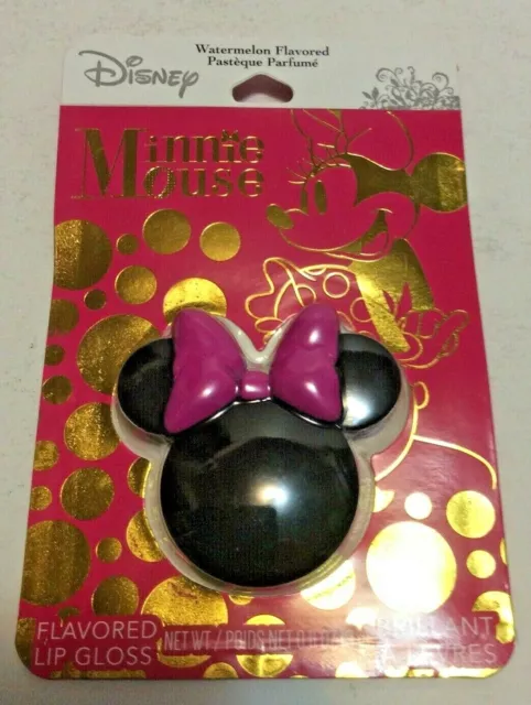 Disney Minnie Mouse Watermelon Flavored Lip Gloss New!!