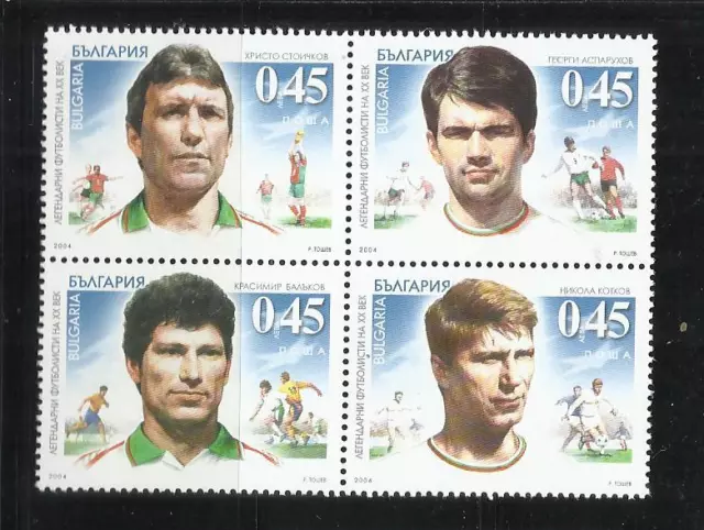 BULGARIA. Año: 2004. Tema: DEPORTES. FUTBOL.