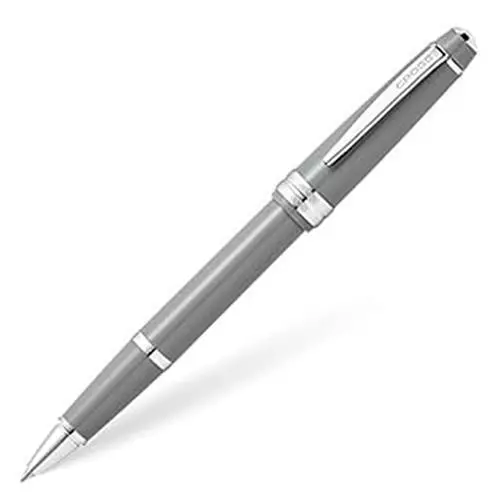 Cross Bailey Light Refillable Gel Ink Rollerball Pen Medium Glossy Grey