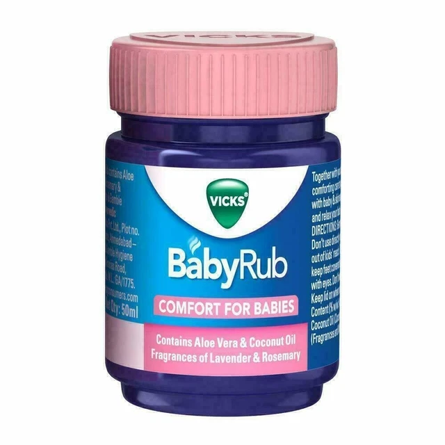 Vicks BabyRub for Babies Vaporizing blocked nose cough Nasal Relief 50 ML
