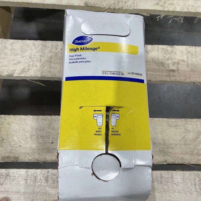 Diversey High Mileage Gloss Floor Finish Pro-Stength Light Scent 95109638. V5