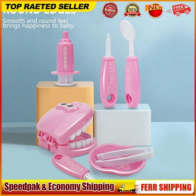Tikhell 9-teiliges Zahnputzspiel f? Kinder, p?agogisches Dental-Szenenspielzeug,