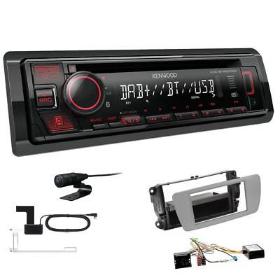 KENWOOD Autoradio Bluetooth per Ford Galaxy Facelift dal 2007 argento con CANBUS 