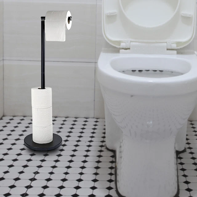 Soporte de rollos de papel ergonomía antiróxido toalla de papel estantería de almacenamiento
