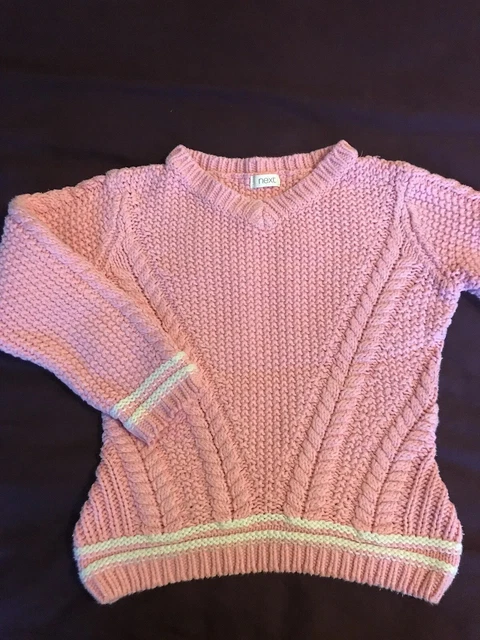 Pacchetto abbigliamento ragazza età 6-7 anni jeans e jumpers marca successiva ottime condizioni 9