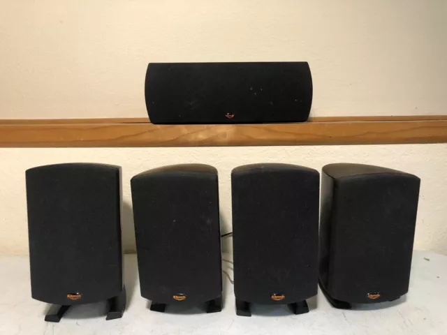 Klipsch Quintet II Speaker System 5 Channel Center HiFi Stereo Budget Audiophile