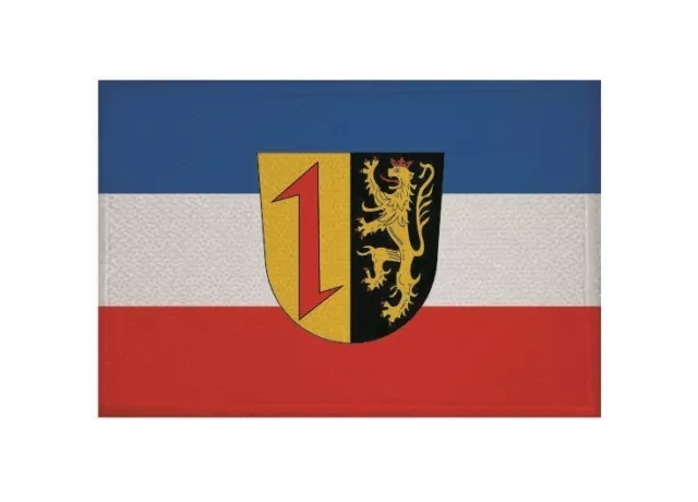 Aufnäher Mannheim Fahne Flagge Aufbügler Patch 9 x 6 cm