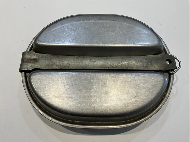 Mess Type ORIGINAL WWII U.S. Army Meat Can Type Mess Kit M-1942 Marked U.S. EUR ...