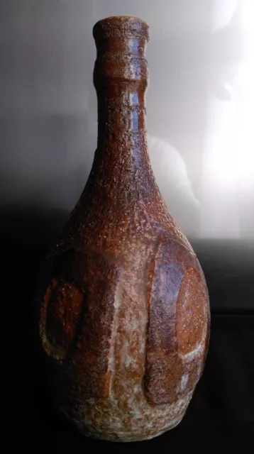 Vase bouteille en grès de JEAN CLAUDE SÉRIS signé