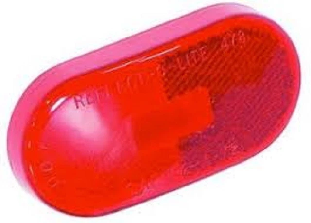 Bargman 34-47-811 Red RV Marker Light Lens 478 Series