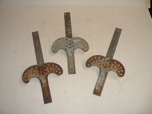 3 Vintage Cast Iron Snow Bird Roof Guard Architectural Salvage