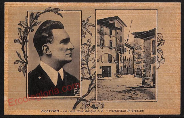 ag0690 - CARTOLINA D'EPOCA - Frosinone Provincia - Filettino