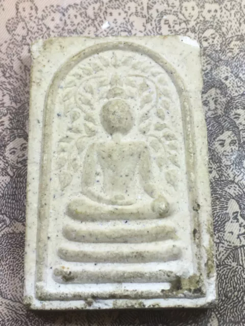 Phra Somdej Luang Por Kuay Genuine Temple OLD RARE THAI AMULET ANTIQUE BUDDHA _A