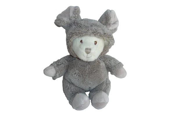 Doudou peluche ours déguisé en souris Bukowski
