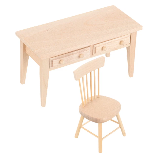 1 juego de modelos de muebles en miniatura para casa de muñecas aula para casa de muñecas