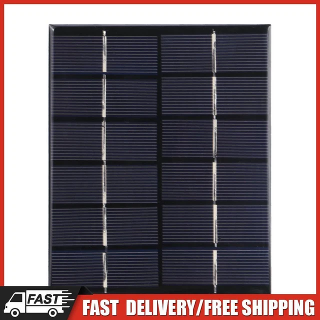 DEWIN Pannello Solare 2W 12V - In Silicio Policristallino, Portatile Per Piccoli Progetti Fai Da Te E Ricarica - Foto 11