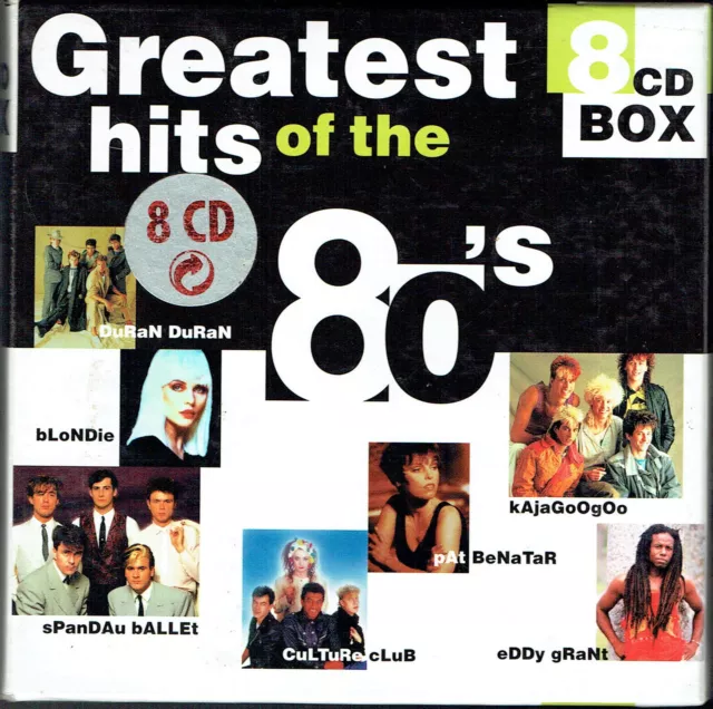 (8CD's) Greatest Hits Of The 80's - Max Werner, Kim Carnes, Ultravox, Laid Back