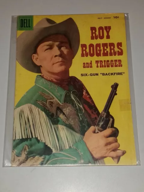 ROY ROGERS AND Trigger #138 Vg/Fn (5.0) Dell Western Cowboy July August ...