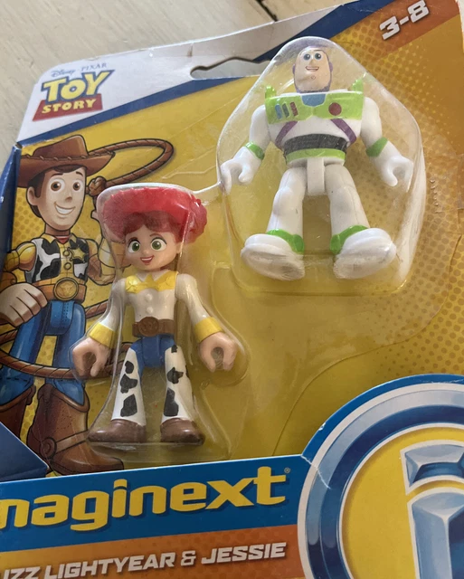 IMAGINEXT DISNEY PIXAR Toy Story Jessie & Buzz Lightyear Figures Fisher