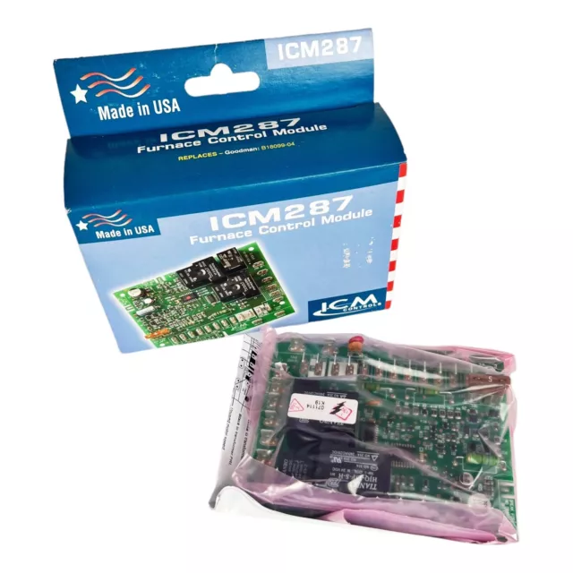 ICM287 ICM Furnace Control Board Module for Goodman B18099-04 B1809904