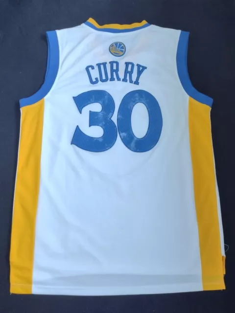 Steph Curry #30 Golden State Warriors NBA Jersey Adidas (Size Medium +2) 3