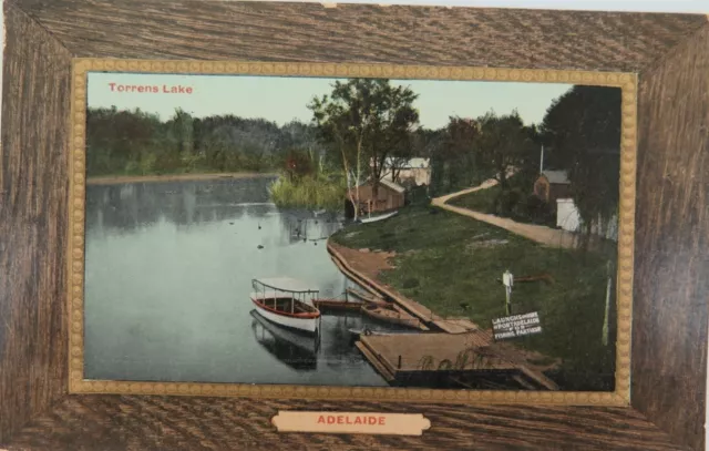 .Adelaide , Torrens Lake South Australia 1910 Postcard