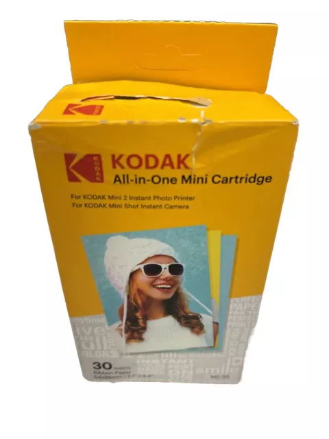 KODAK MINI 2 Photo Printer Cartridge MC All-in-One Paper and Color Ink  Cartridge £44.04 - PicClick UK