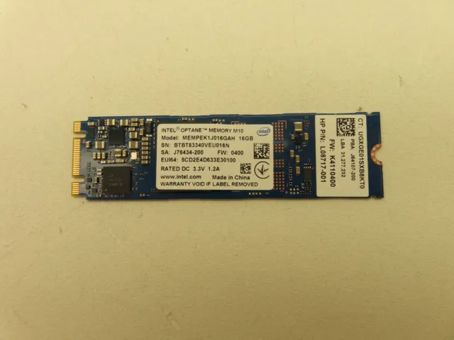 Intel Optane Memory M10 16GB SATA M.2 SSD Solid State Drive MEMPEK1J016GAH