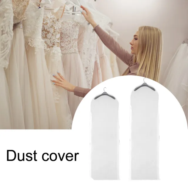 3Pcs Wedding Evening Dress Gown Garment Storage Cover Bag 150/180cm