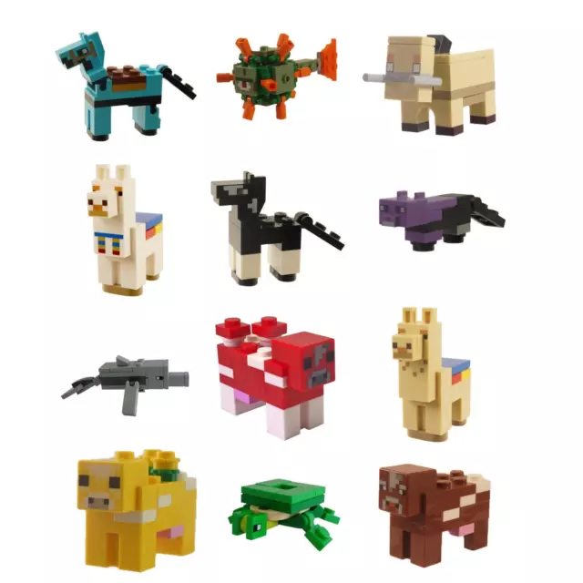 ANIMAUX LEGO MINECRAFT - Chat, Cochon, Renard, Araignée, Loup - CHOISISSEZ  EUR 2,28 - PicClick FR