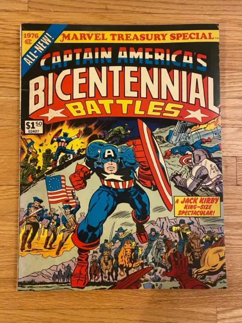 Vintage Marvel Treasury Special Captain America's Bicentennial Battles 1976 King