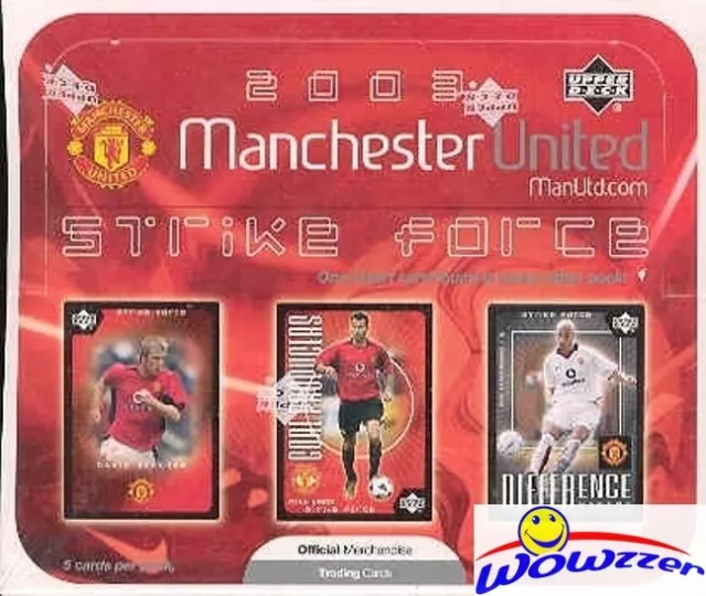 2003 Upper Deck Manchester United Strike Force Factory Sealed Box-David Beckham!