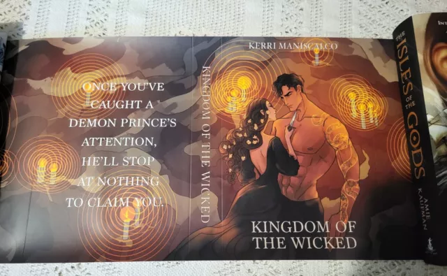 Bookish Box Kingdom of the Wicked Dustjacket**