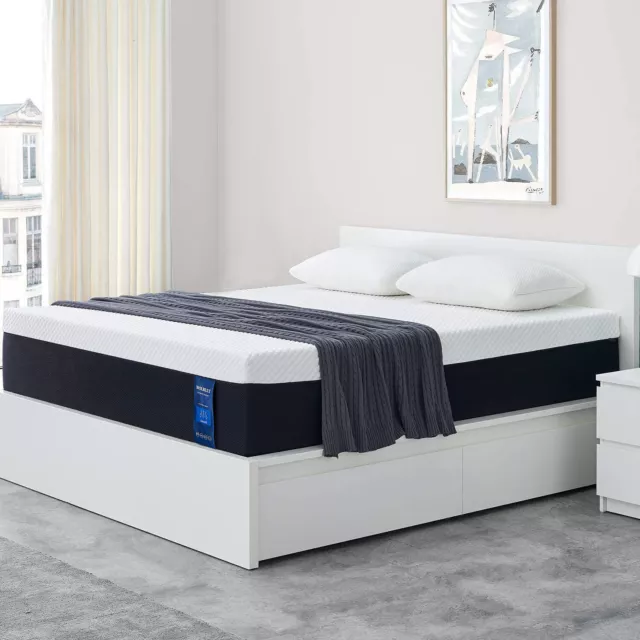 8"10"12"14" Twin Full Queen King Premium Cooling-Gel Memory Foam Mattress Bed