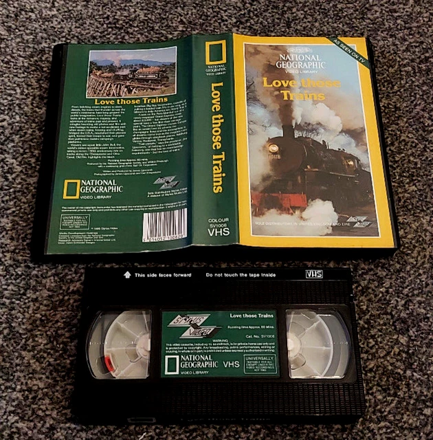 NATIONAL GEOGRAPHIC VIDEO Library Love Those Trains Pal Vhs Video £5.50 PicClick UK