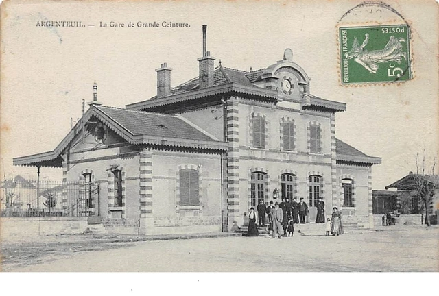 95. n°206309. argenteuil. la gare de grande ceinture